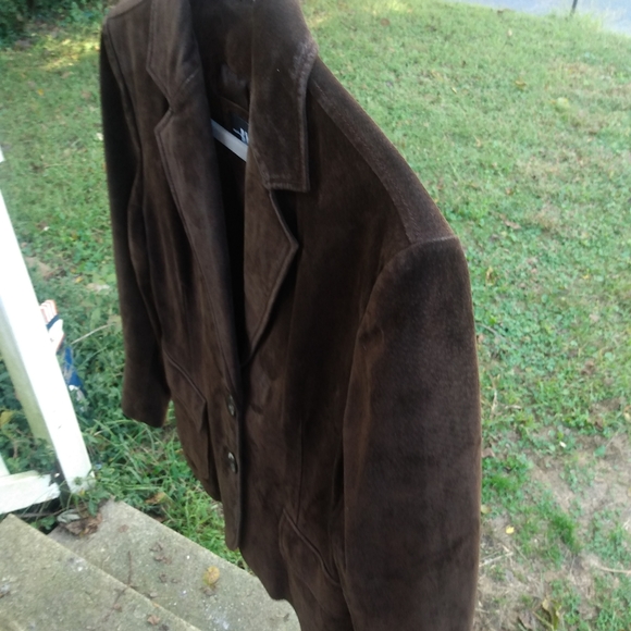 B. Moss Clothing Co. Suede Leather Blazer - Picture 9 of 9